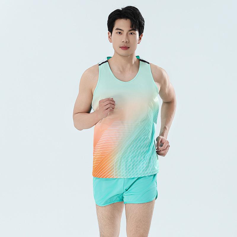 Men's Quick-Dry Track & Field Marathon Vest Set for Students & Athletes