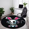 1 stuks Bunny Beats Kantoor Ronde Vloerkleed, Onder Kantoorstoelen Slaapkamer Woonkamer Huisdecoratie, Kamer Decoratie, Verkrijgbaar in Diverse Maten