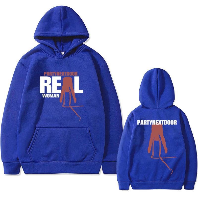 Autumn Men's Hoodie Rapper Party Next Door Real Woman Album Cover Graphic Fashionable Sweater