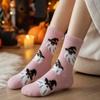 Women's Halloween Mid Calf Socks Thick Warm Cute Funny Loungewear Socks