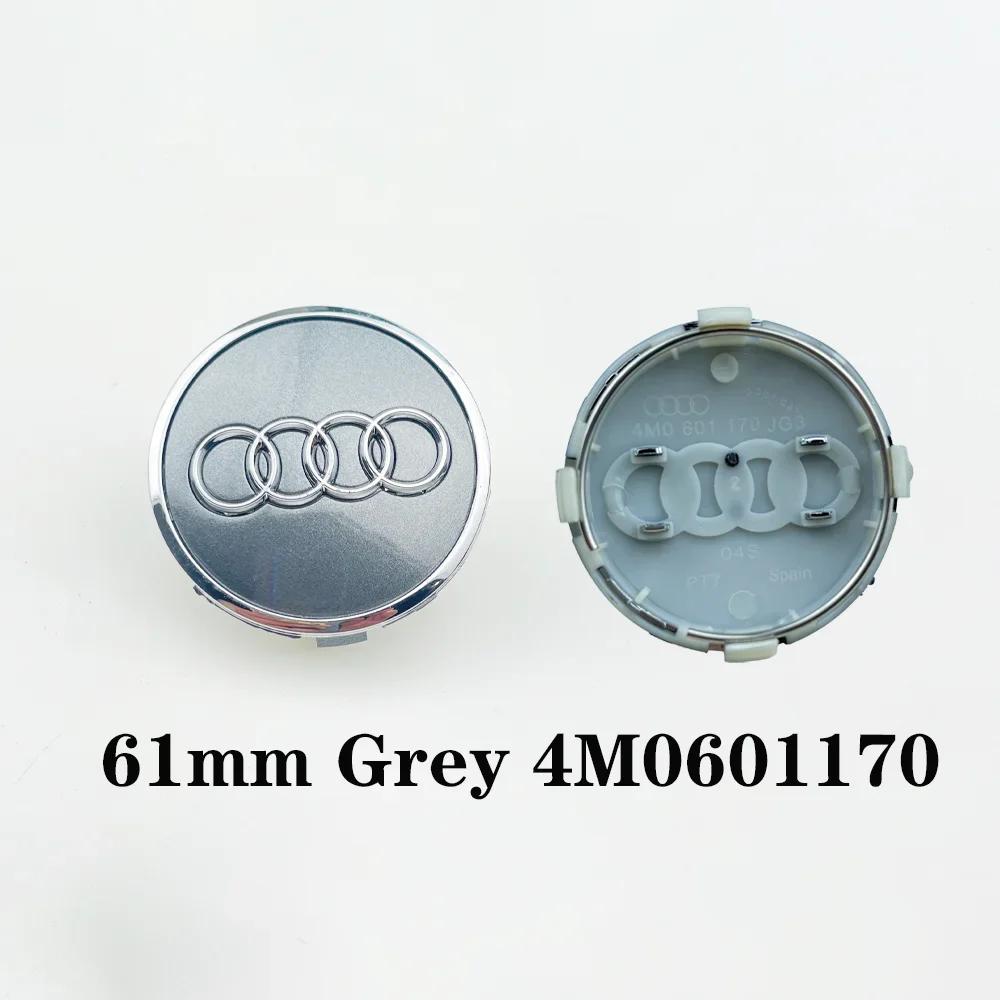 4pcs 60mm 61mm 68mm 69mm Car Styling Wheel Hub Center Cover Badge For Audi B5 B6 B7 B8 8P 8V 8L C6 C7 4F A1 A3 A5 A6 Q3 Q7 Q5