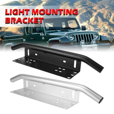 Universal-Nummernschildrahmen, Offroad-Zubehör, Stoßstangen-Nummernschildhalter, Auto-Lichtleistenhalterung, Aluminiumhalter, SUV-Klammern