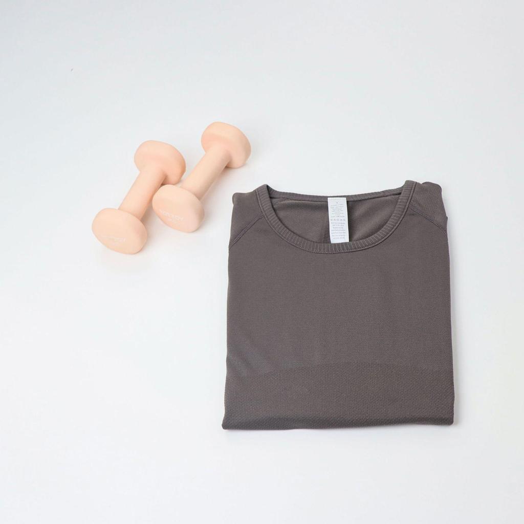 In Stock: Women's LU3.0 Short Sleeve Round Neck Yoga & Running Slim Fit T-Shirt