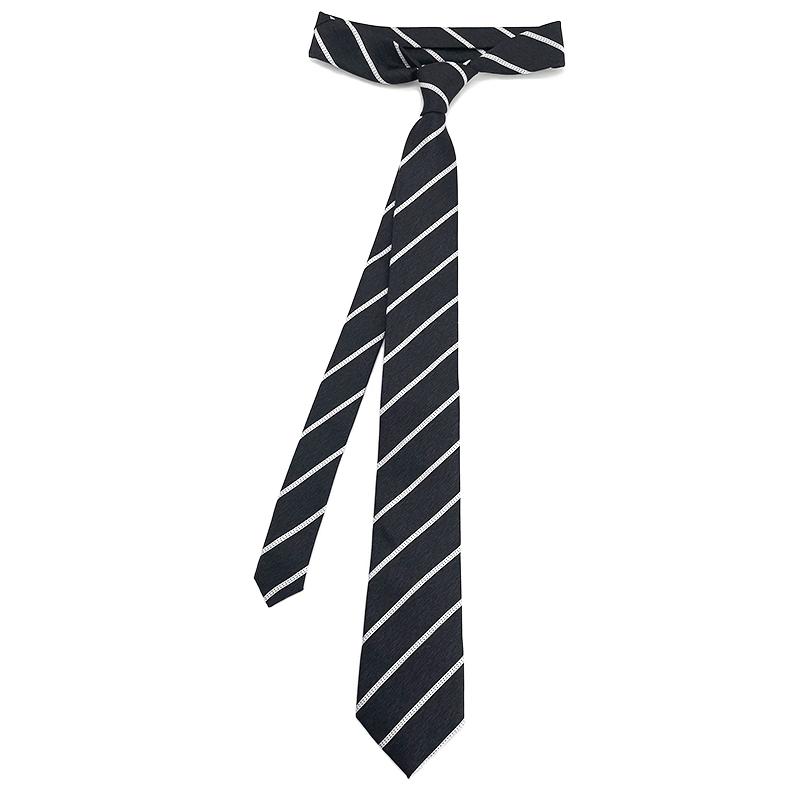 Fashion Style 7 Cm Jacquard Retro Striped Neck Tie Green Versatile Casual Ins Neck Ties for Men and Women Shirt Accessory