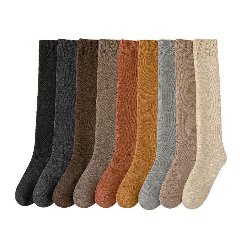 Women's Thick Velvet Anti-Freeze Long Calf Socks for Autumn/Winter