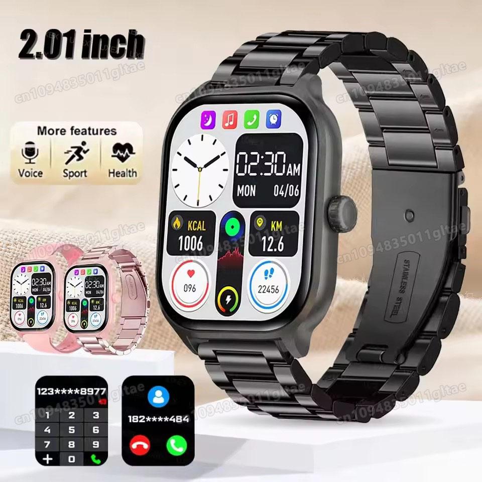 Smartwatch Men Dial to Answer Calls Calorie Tracking Heart Rate Blood Oxygen Monitoring Bluetooth Smart Watches Women Pk HT30 2