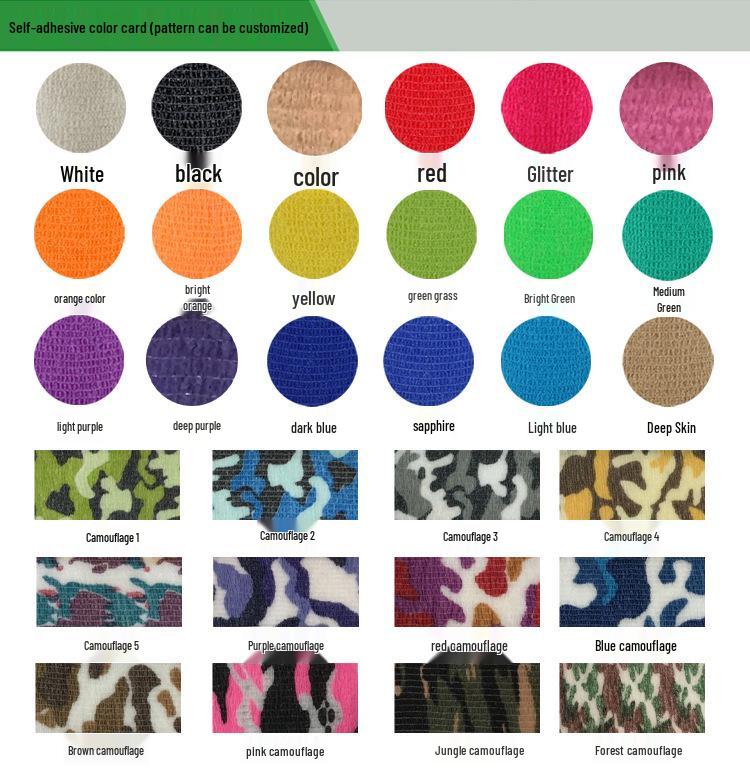 Ankle & Finger Self-Adhesive Protective Bandage - Elastic, Non-Woven Fabric for Sports & Pets