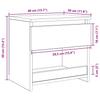 Nachttisch Fürs Schlafzimmer, Schubladennachtisch, Niedriger Bettbeistelltisch, Aufbewahrungsschrank, 40x30x39 Cm