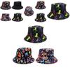 Colorful Mushroom Print Fisherman Hat Bucket For Outdoor Sports And Sunshade Unisex
