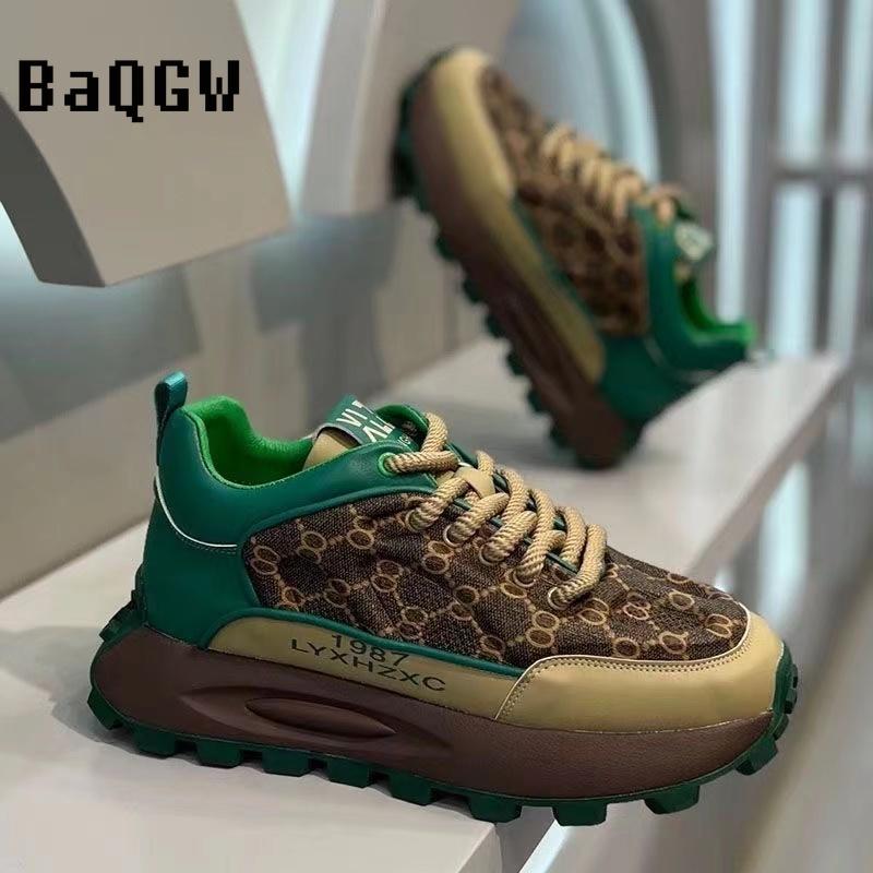 

Designer Men Shoes Spring Autumn Comfortable Men s Thick Platform Sneakers Fashion Casual Thick Sole Shoes Sports Trainers Tenis 38