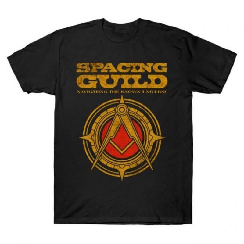 Spacing Guild 0408 DUNE Sic fi fan Gift t shirt for man 100 cotton tee Shortsleeve Graphic clothes All size Tops S6XL S