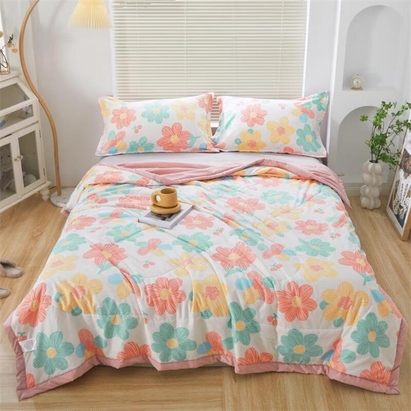 AITONG Double-Layer Gauze Cotton Linen Summer Quilt