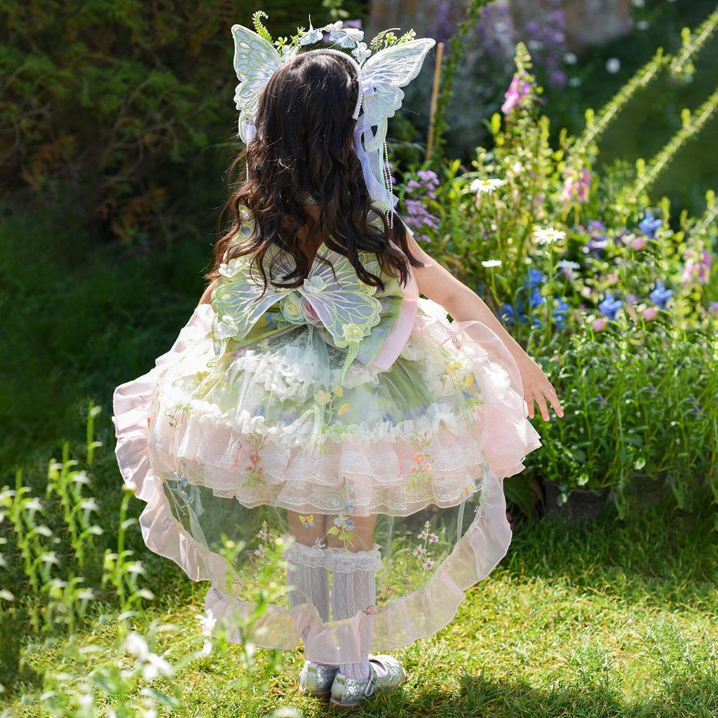 Girls' Wizard of Oz Lolita Puffy Summer Dress - Princess Birthday Party Outfit