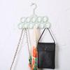 11Holes Bathroom Storage Rack Plastic Hanger Organizer Closet Space Saving Scarf Belt Tie Hat Towel Bag Purse Holder Dorm Room