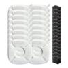 Cat Water Fountain Replacement Filter 3 Layer Filtration System with Sponges for 67oz 95oz 135oz Automatic Cat Water Dispenser