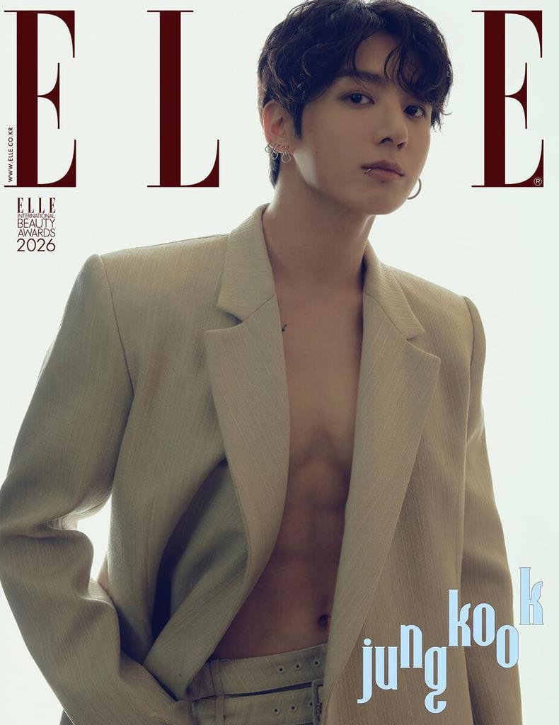 ELLE KOREA Cover BTS JUNGKOOK | Korean Fashion Magazine K-POP Collectible