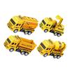4 Pcs Pull Back Engineering Vehicle Childrens Toys Kids Small Truck Construction Mini Cars Model