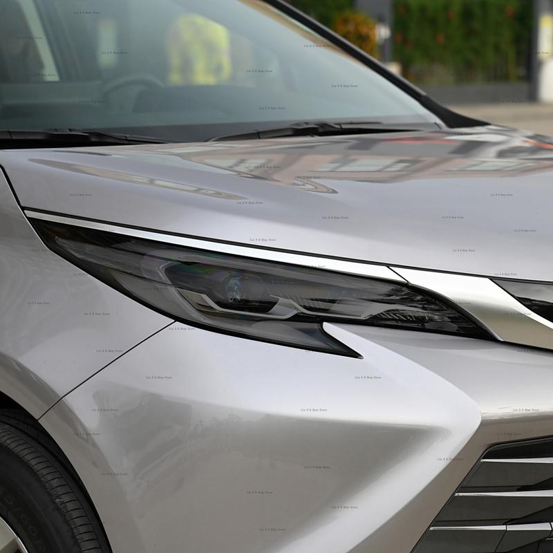 For Toyota Sienna  -2024 Car Exterior Headlight Anti-scratch Front Lamp Tint TPU Protective Film Cover Repair Accessorie