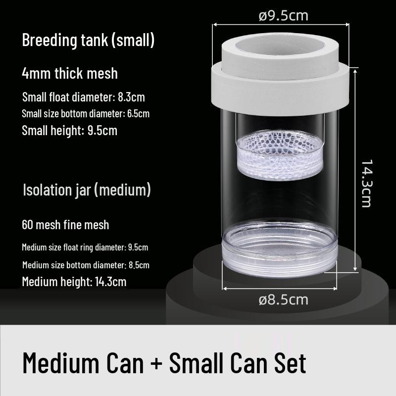 Guppy Breeding Box: Fish Isolation & Hatching Tank for Small Fish Fry & Mother Fish