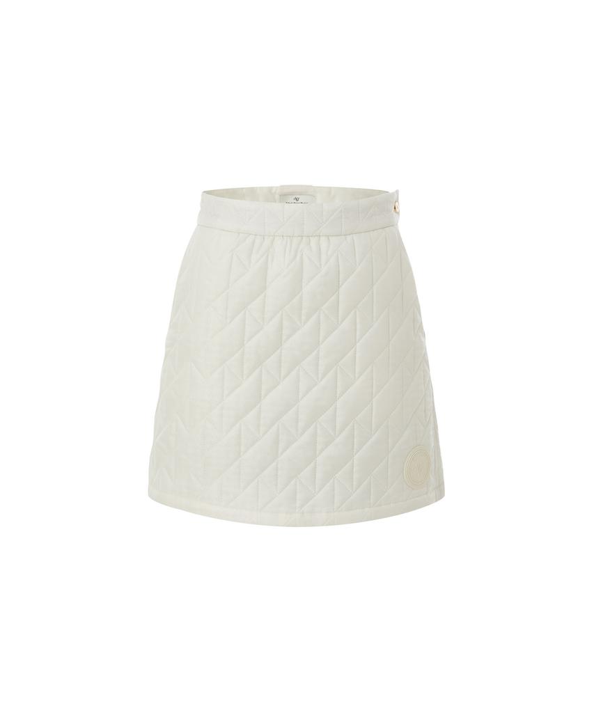 Aow Houndtooth Jqd Quilting Skirt