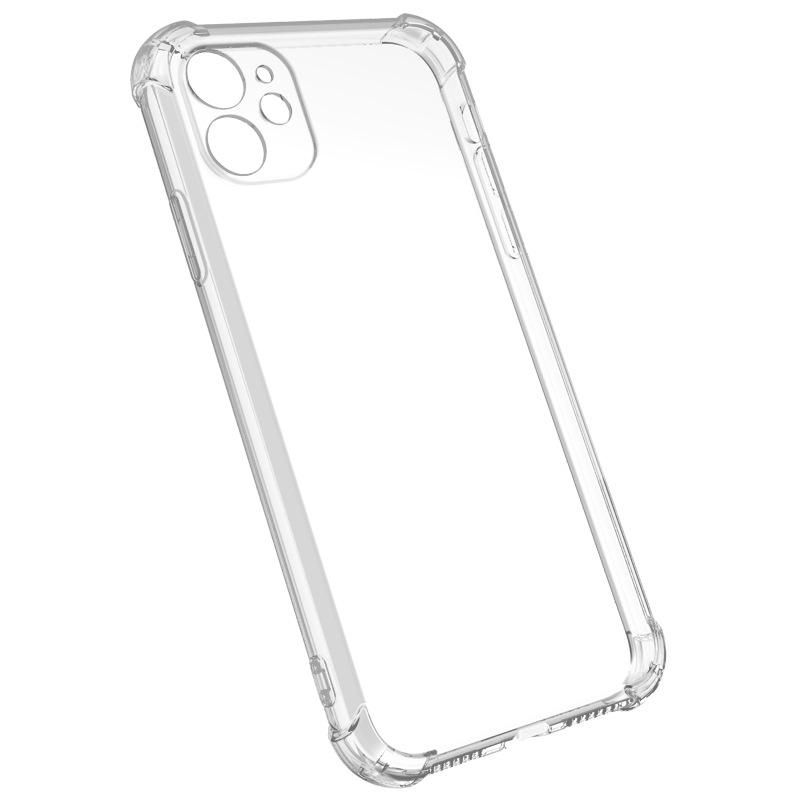 Apple 15 Pro Max/14/16 Four-Corner Drop-Proof Transparent TPU Case