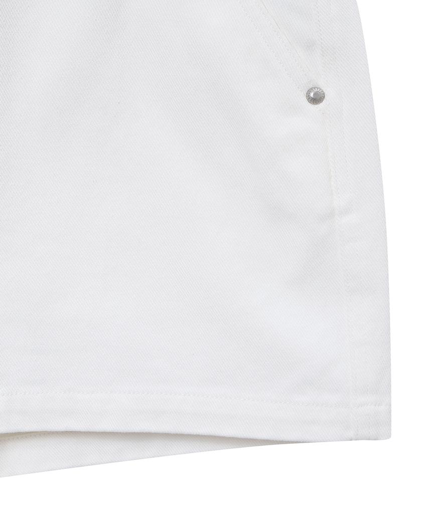 Syupeodeulai Women'S Logo Stitch Shorts Off-White Sdfltcq55Owh