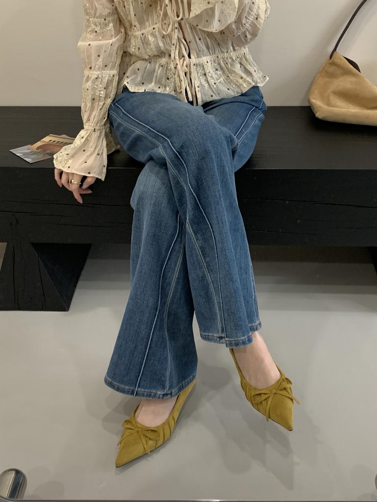 French pointed high heels small fragrant single shoes women's 2025 autumn new thin heel single shoes temperament low heel work shoes