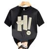Camiseta Masculina Marca Tendência Top Estampado Luxo Leve Moda Casual Gola Redonda Manga Curta Camiseta Ruffian Bonita