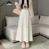 Women's Velvet A-Line Skirt, High-Waist, Slim-Fit, Thick Velvet, Autumn/Winter 2025 Collection