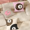 Leopard Print Black Eight Pillow Case Suitable For Bedrooms Living Rooms Cars Home Decoration