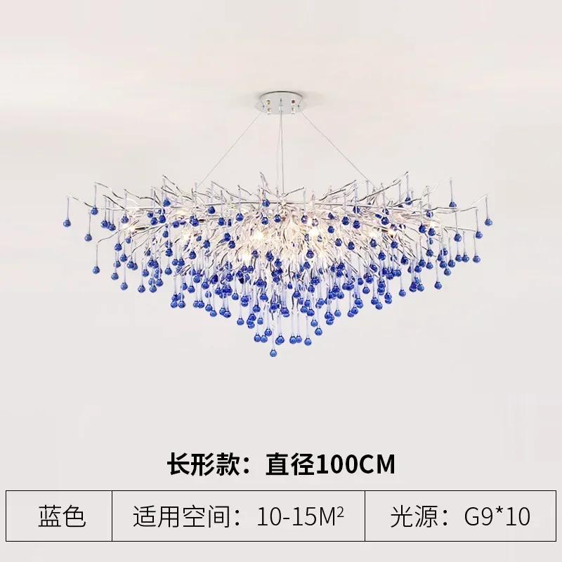 Hot Sales Luxury Chrome Chandelier - Pink Crystal Water Drop Design for Living Room Ceiling, Elegant Indoor Decor Lighting