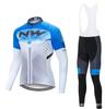 Cycling Suit Long Sleeve Suit Men's and Women's Quick-Drying Highway Mountain Bike Suit Outdoor Cycling Equipment