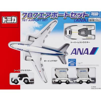 TAKARA TOMY "Tomica Gift 787 Airport Set ANA" Mini Car Car Toy Male 3 Years Old and Over Toy Safety Standards Passed ST Mark Certification TOMICA