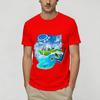 Frutiger Aero World Vaporwave Unisexs T Shirt Vintage Tee Shirt Short Sleeve Round Neck TShirts Pure Cotton 4XL 5XL 6XL Tops