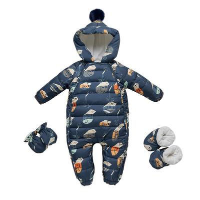 Reegoo Peter Fiú Hóruha, Baba Jumpsuit, Overál, Vízálló Gyapjú, Téli Ruházat, Kék, 80-as Méret, 9-12 Hónapos
