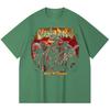 230 Gsm 100% Cotton Heavy Metal T-Shirt  Rock Band Popular Music Print Unisex Heavy Cotton T Shirt
