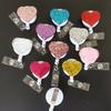 Office Supplies Nurse Doctor Work Card Business Card Work Card Holder Clip Name Tag Holder Badge Holder Clip Heart Badge Holder