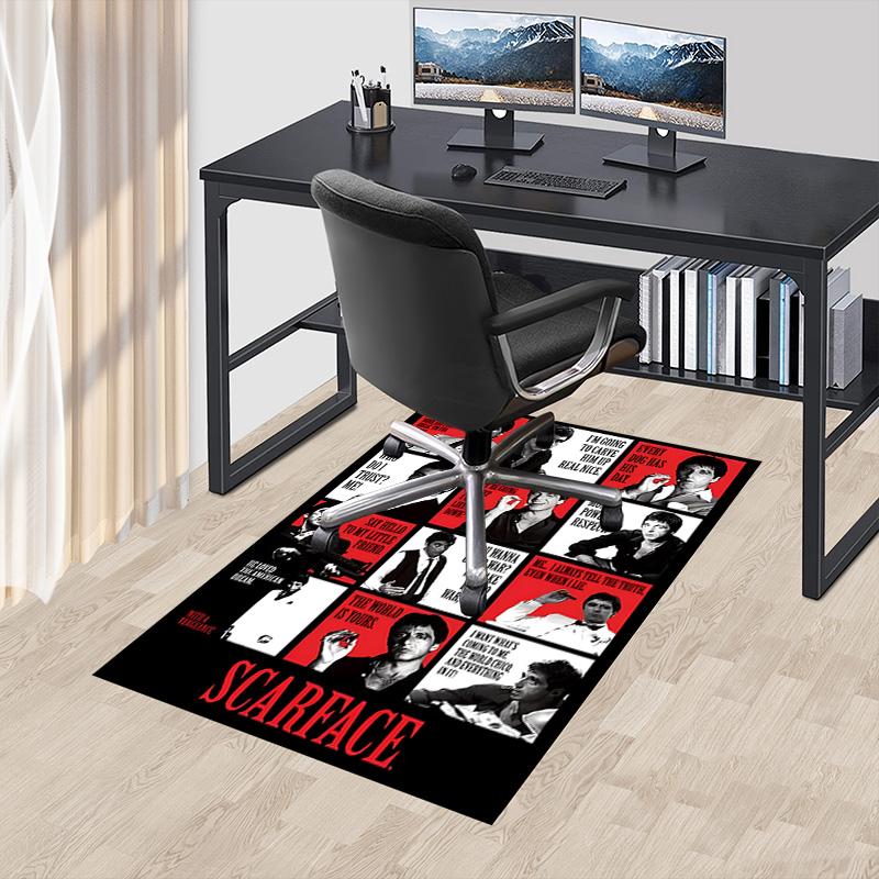Scarface Power Corruption Carpet For Playroom Bedroom Living Room Sofa Home Decorkids Game Area Rug Nonslip Floor Mat