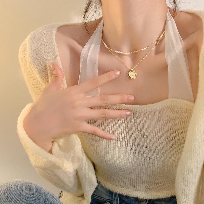 2025 Trendy Niche Beaded Necklace - Sweet, Pure, and Versatile High-End Style