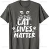 Cat Live Matter Cat Lovers Design TShirt Graphic T Shirts Oversized T Shirt Women Clothing Harajuku Y2k Vintage Clothes Tops