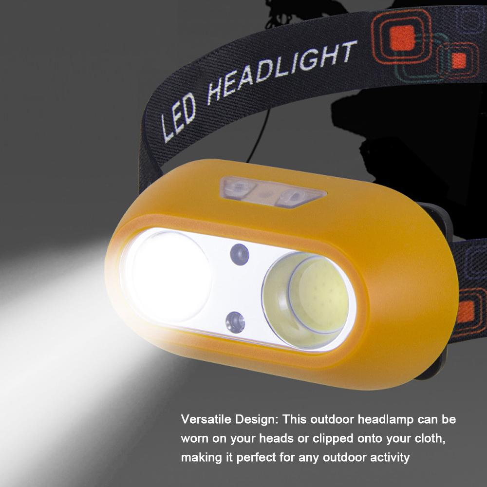 Lehká čelovka Venkovní kemping Rybaření Vícerežimová čelovka Vodotěsná čelovka USB