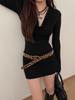 Vintage American Style Womens Pu Leather Belt With Metal Buckle For Casual Denim Wear