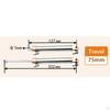 ,RC Model Mini Hydraulic Cylinder Professional Practical Premium, Sturdy Durability Easy To Install,