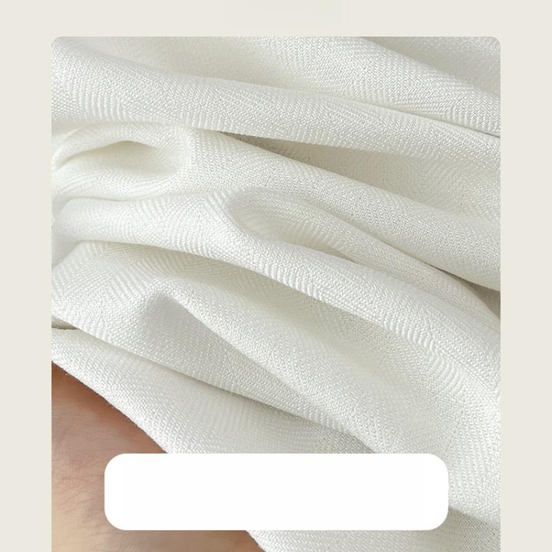 New White Tencel Linen Wide-Leg Pants for Women, Summer Thin Anti-Wrinkle Cotton Linen Suit Pants, Draped Ice Silk Pants