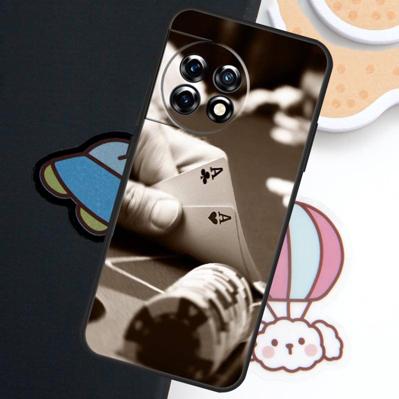 Poker Casino Art Pattern Case For OnePlus Nord N30 N20 CE 5 3 4 Lite OnePlus 15 13 12 11 9 8 10 Pro 10T 13R 15R Cover