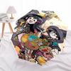 1pc Outdoor Umbrella with Magical Artist Characters - Automatic Opening & Closing, Portable 3-Fold Design, 8-Rib Iron Frame, Perfect Gift for Fan
