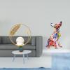 Crystal Ball Metal Sculpture Figurine Ornament Stand for Hallway Fireplace Bedroom Office Colorful
