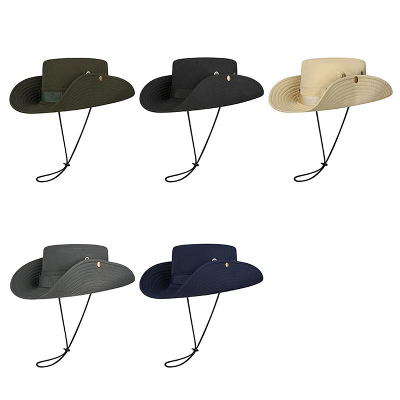Spring Summer Waterproof Hiking Hat Men Outdoor Camping Sunshade Fisherman Hat