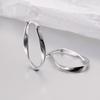 925 Sterling Copper Irregular Earrings Classic And Fashionable Trendy Earrings Suitable For Women To Wear Zircon