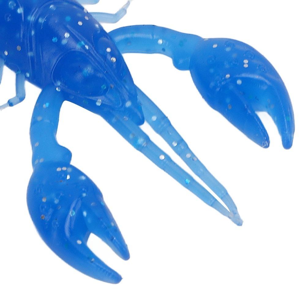 20 PIEZAS Cebo de Cangrejo de PVC 5.5cm Señuelo Artificial Señuelo de Pesca Duradero Pesca de Lubina